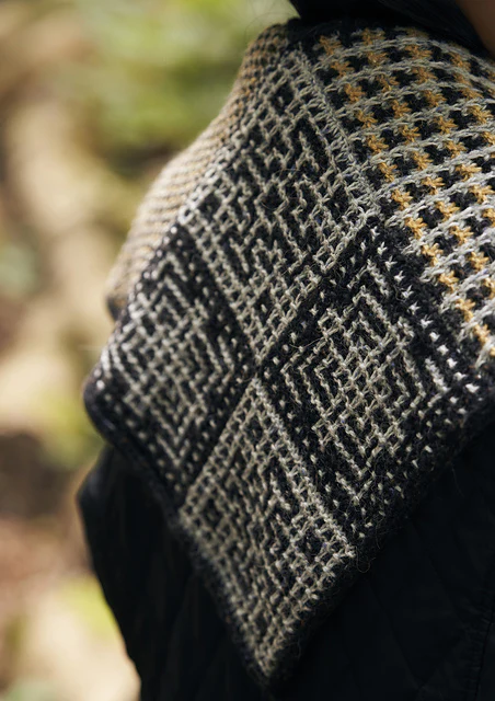 Mosaic Shawl by Lisa Richardson - Image 2