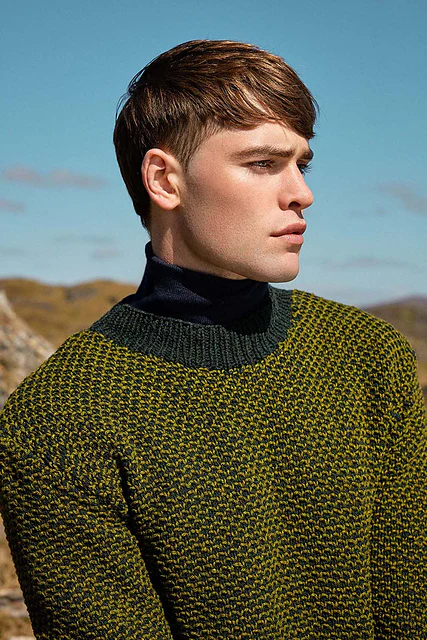 Niall Men’s sweater by LANGYARNS SWITZERLAND - Image 3