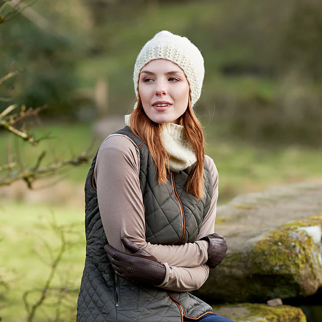 Oakworth Ladies Cabled Accessory Set by Sarah Hatton - Image 2