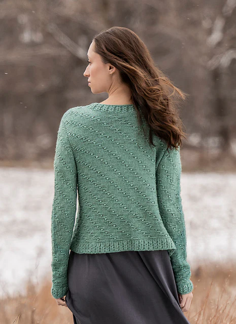 Ocean Bloom Cardigan by Elena Dimchevska - Image 3
