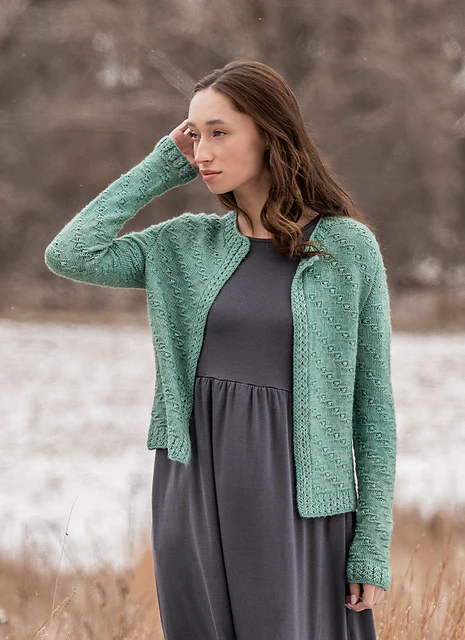 Ocean Bloom Cardigan by Elena Dimchevska - Image 4