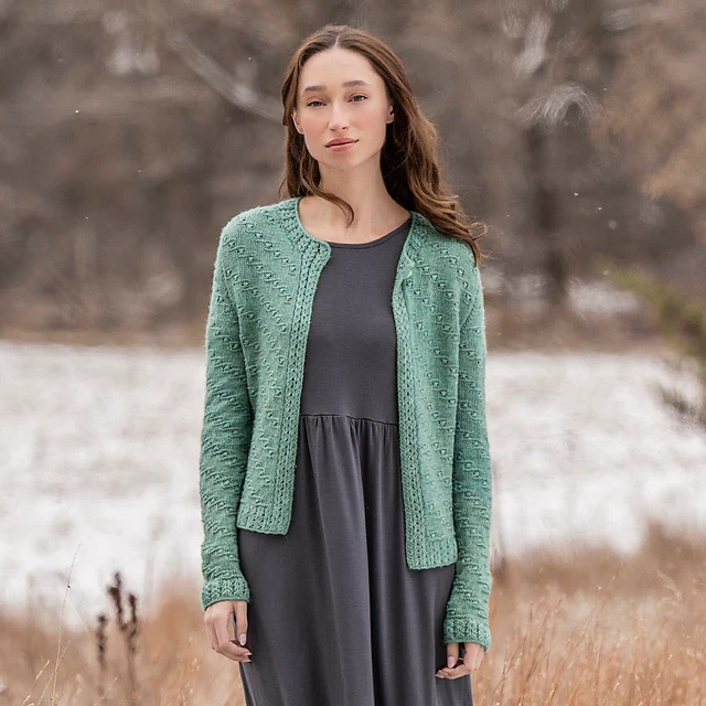 Ocean Bloom Cardigan by Elena Dimchevska - Image 5