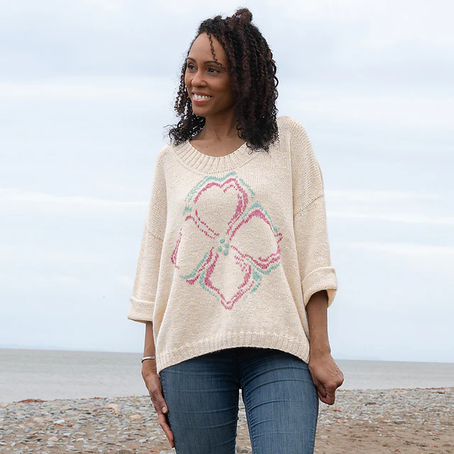 Ocean Blooms Sweater by Julia Disini - Image 7