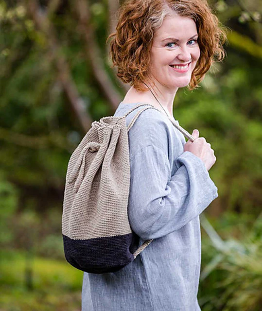 Oval Crocheted Bucket Bags & Pouches by Churchmouse Yarns and Teas - Image 3