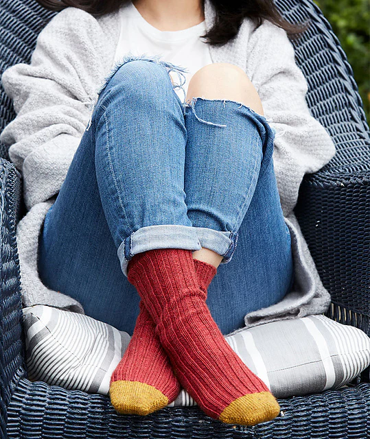 Oxford Socks by Churchmouse Yarns and Teas - Image 2
