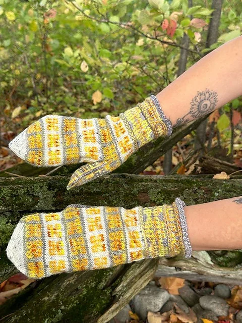 Paint Box Mittens by Kristin Ornolfsdottir - Image 3