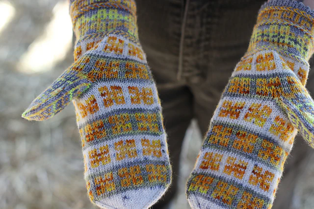 Paint Box Mittens by Kristin Ornolfsdottir - Image 4