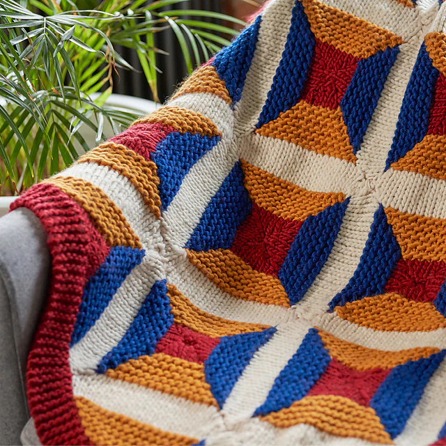 Paloma Mosaic Patchwork Blanket by Chloe Elizabeth Birch - Image 2