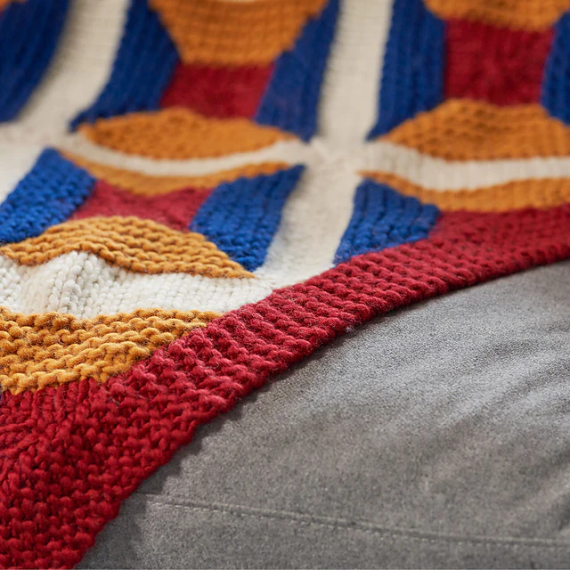 Paloma Mosaic Patchwork Blanket by Chloe Elizabeth Birch - Image 3