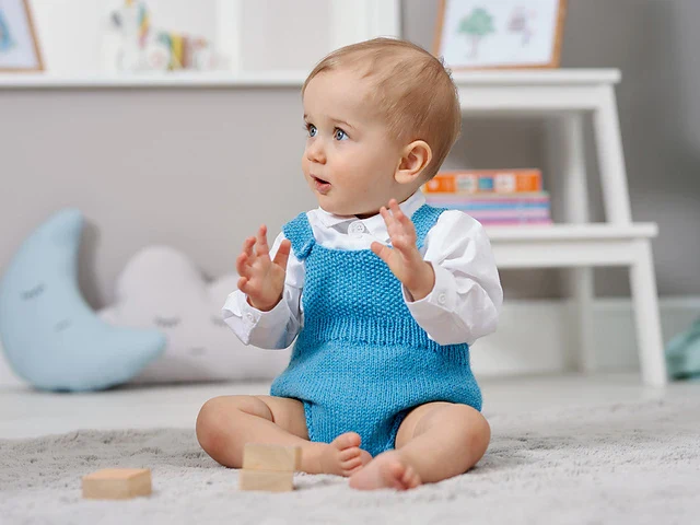 Pat-A-Cake Pinafore Dress and Romper by Jenny Watson - Image 3