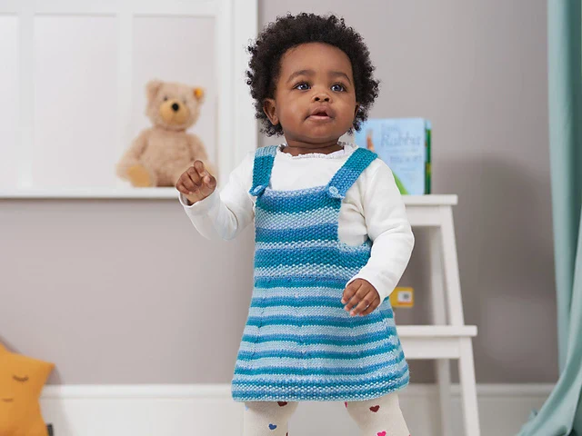 Pat-A-Cake Pinafore Dress and Romper by Jenny Watson - Image 4
