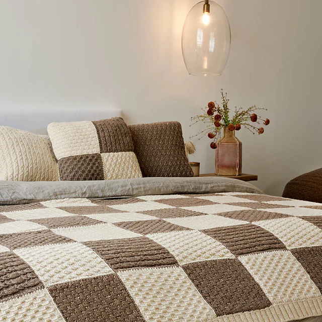 Patchwork Blanket & Cushions by Jenny Watson - Image 2
