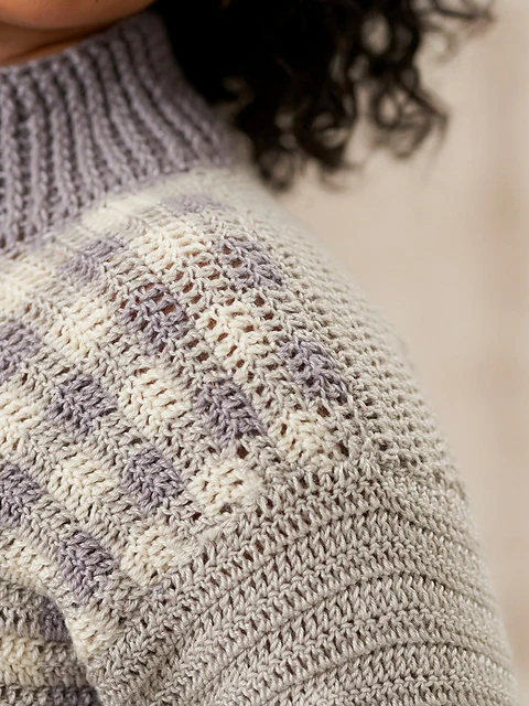 Pearl Checked Jumper by Cassie Ward - Image 9