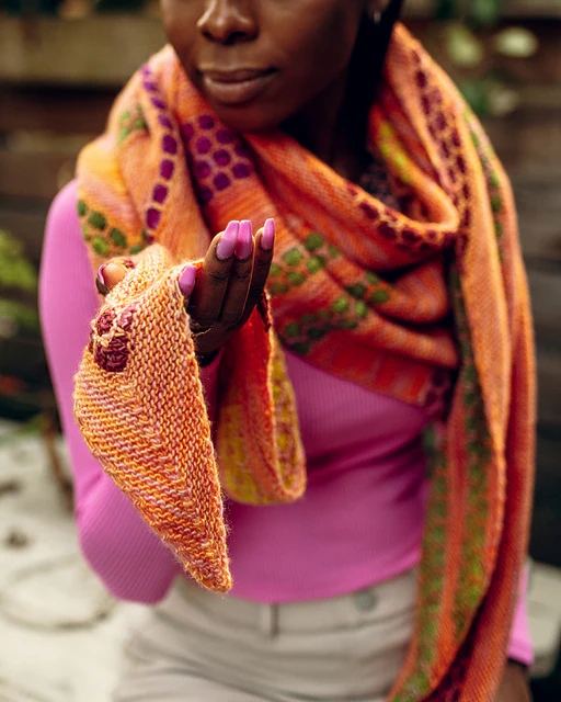 Penny Candy Shawl by Julia Farwell-Clay - Image 4