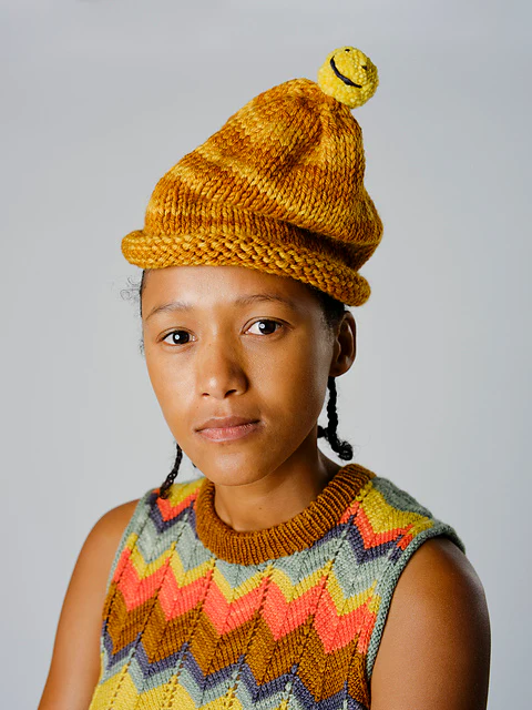 Pleated Pointed Hat by Lindsay Degen - Image 6