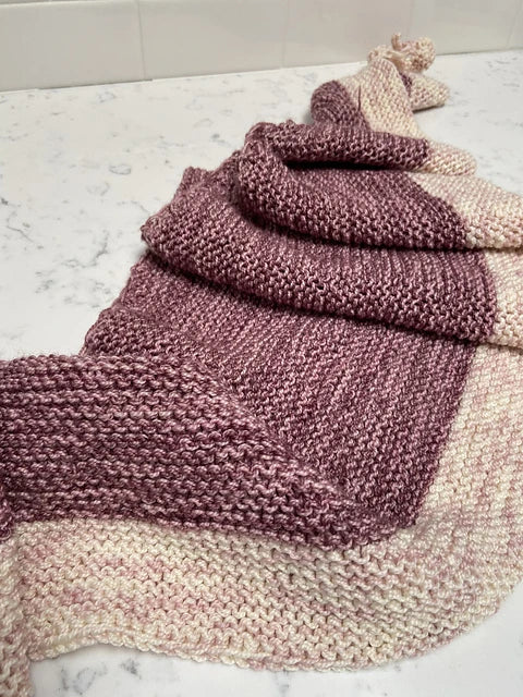 Plushy Crescent Shawl by Baah Yarn - Image 5