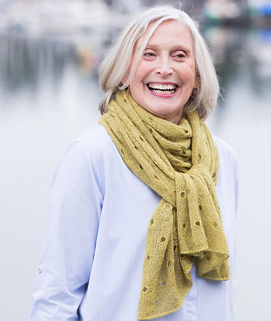 Polka Dot Scarf by Churchmouse Yarns and Teas - Image 2