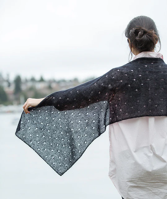 Polka Dot Scarf by Churchmouse Yarns and Teas - Image 4