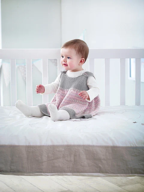 Princess Pinafore Dress & Bootees by Jenny Watson - Image 2