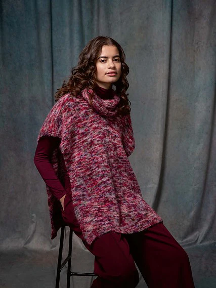 Katja Poncho PTO-064_04 Lang Yarns