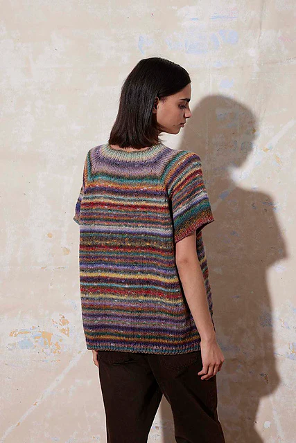 Top down sweater Withney by LANGYARNS SWITZERLAND - Image 2
