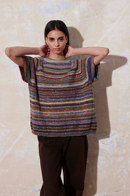 Top down sweater Withney by LANGYARNS SWITZERLAND - Image 3