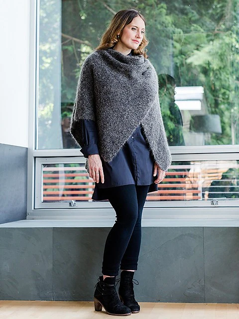 Quadrangle Wrap by Churchmouse Yarns and Teas - Image 6