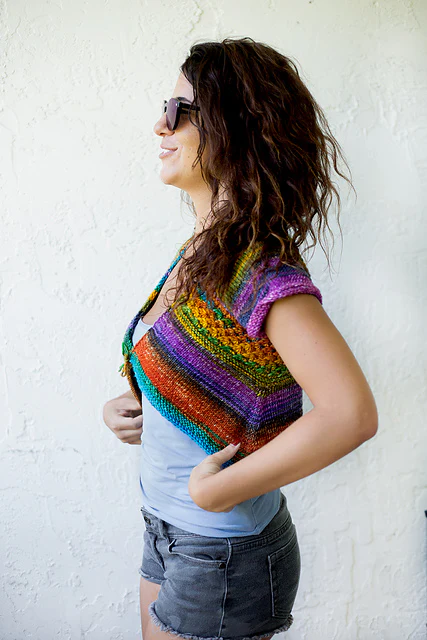 Rainbow Shrug by Urth Yarns - Image 3