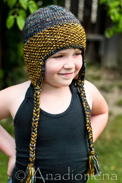 Raindrops Hat and Scarf by Elena Nodel - Image 2
