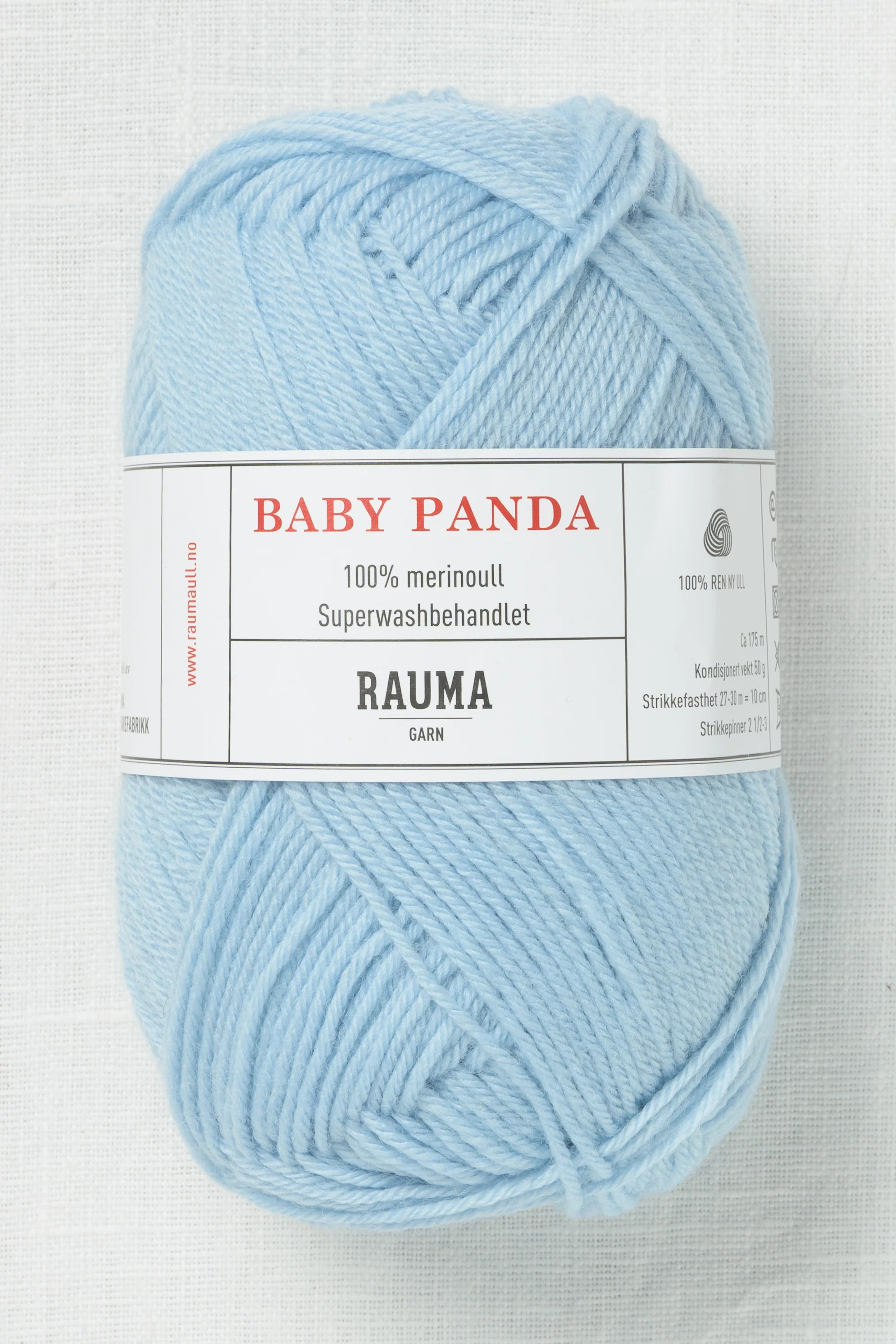 Rauma Babygarn 21 Sky Blue