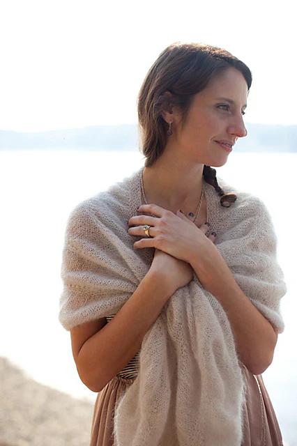 Ruched Scarf & Wrap by Churchmouse Yarns and Teas - Image 2