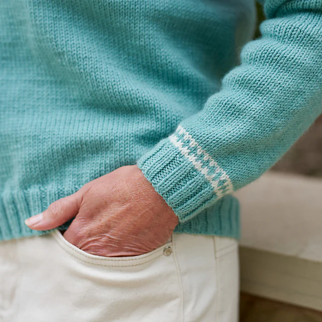 Sabine Colourwork Yoke Jumper by Sarah Hatton - Image 4