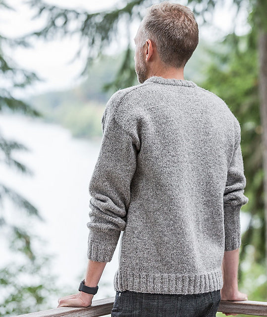 Saddle-Shoulder Men's Pullover by Churchmouse Yarns and Teas - Image 5