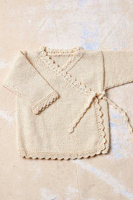 Saga Wrapover cardigan by LANGYARNS SWITZERLAND - Image 3