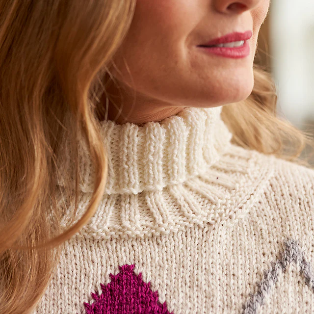 Samantha Women's Argyle Jumper by Jenny Watson - Image 4