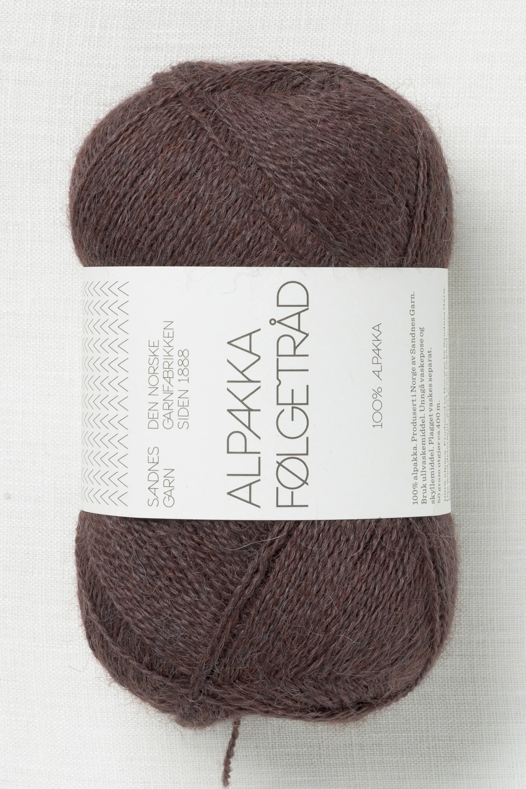 Sandnes Garn Alpakka Folgetrad 3591 Chocolate Plum