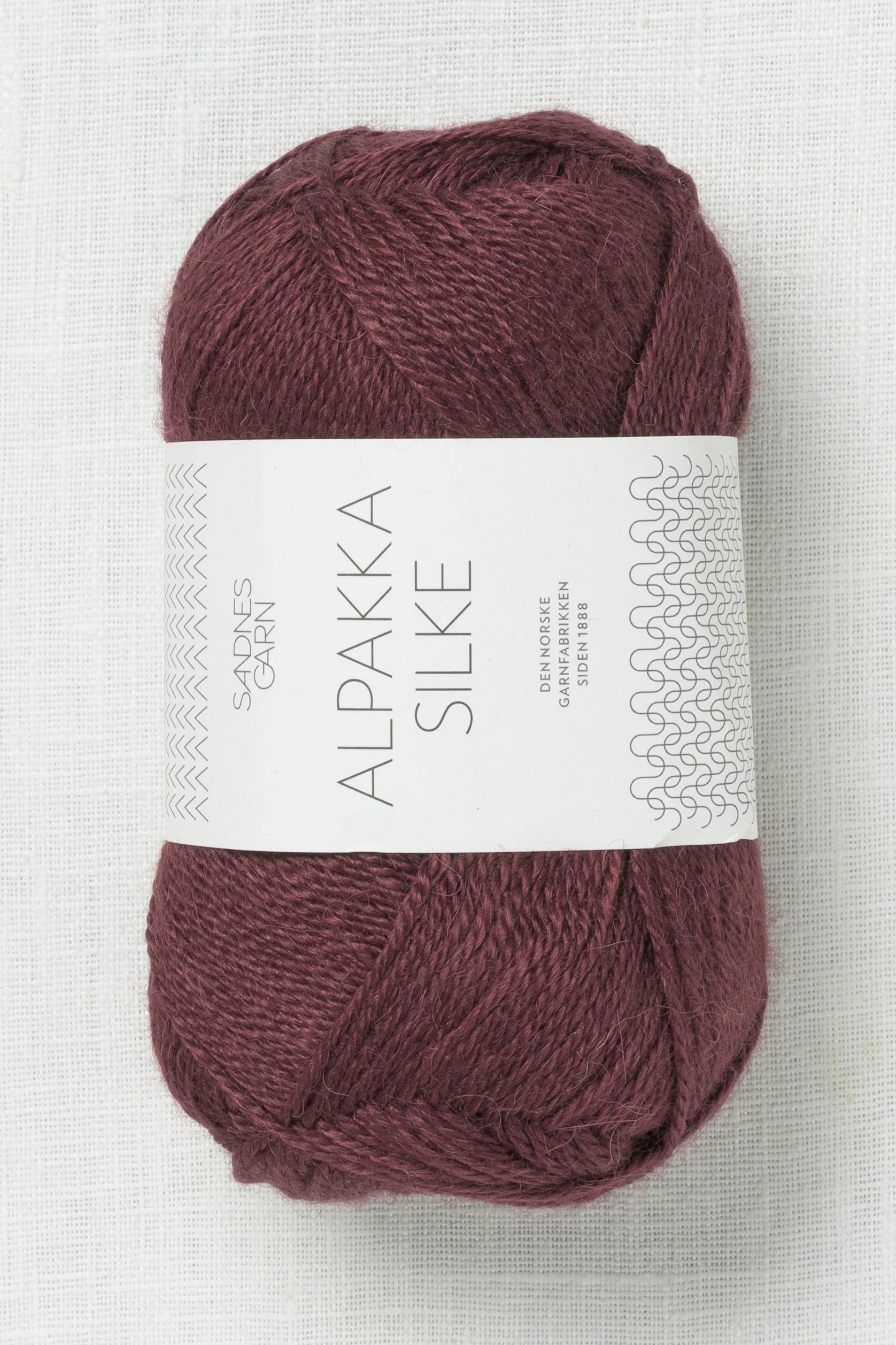 Sandnes Garn Alpakka Silke 4372 Burgundy