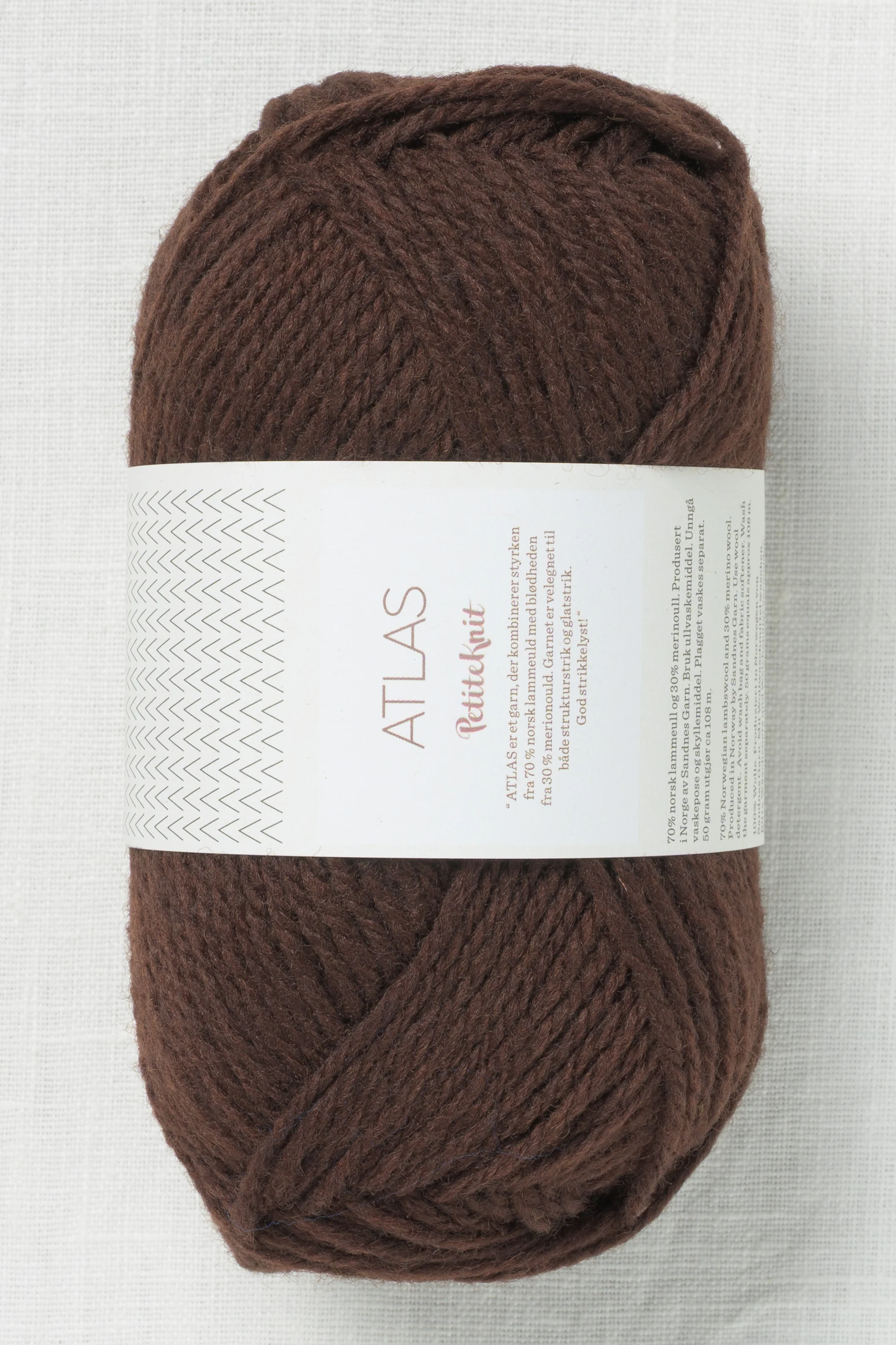 Sandnes Garn Atlas 3091 Atlas Cacao Nibs (PetiteKnit Color Palette)