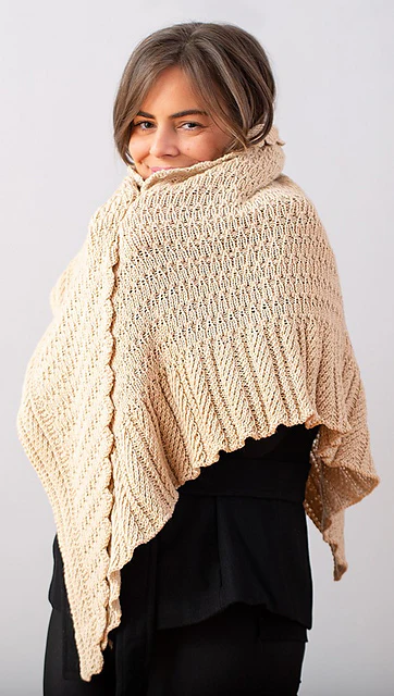 Serpentine Column Shawl by Catherine Salter Bayar - Image 3