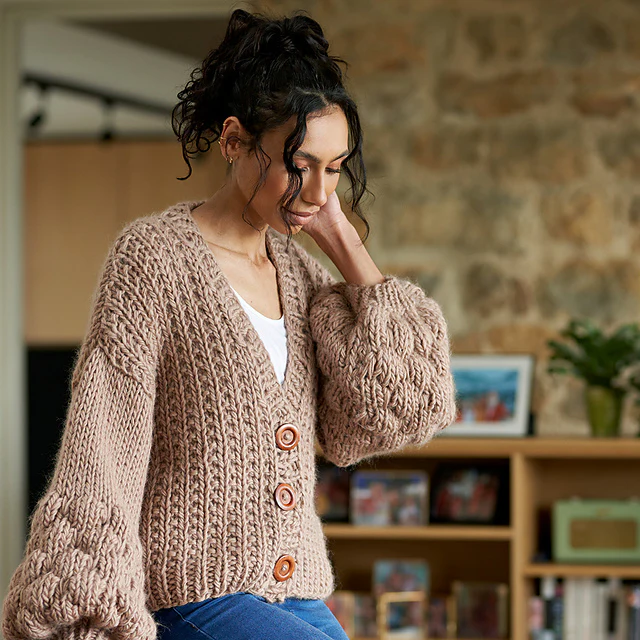 Shiloh Bubble Stitch Jumper & Cardigan by Chloe Elizabeth Birch - Image 2
