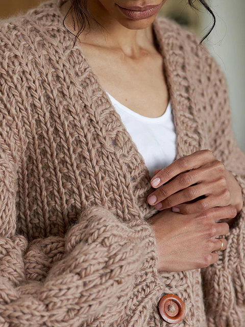 Shiloh Bubble Stitch Jumper & Cardigan by Chloe Elizabeth Birch - Image 5