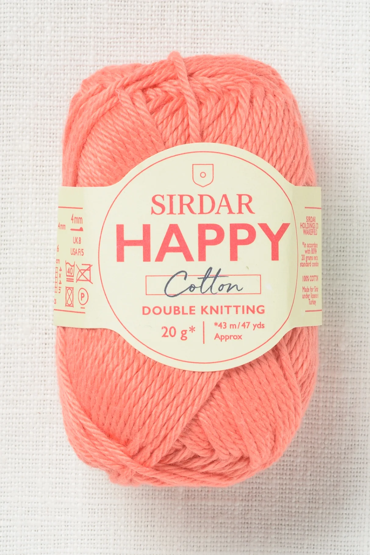 Sirdar Happy Cotton DK 793 Sorbet