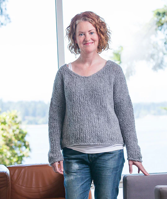 Slouchy Pullover by Churchmouse Yarns and Teas - Image 4
