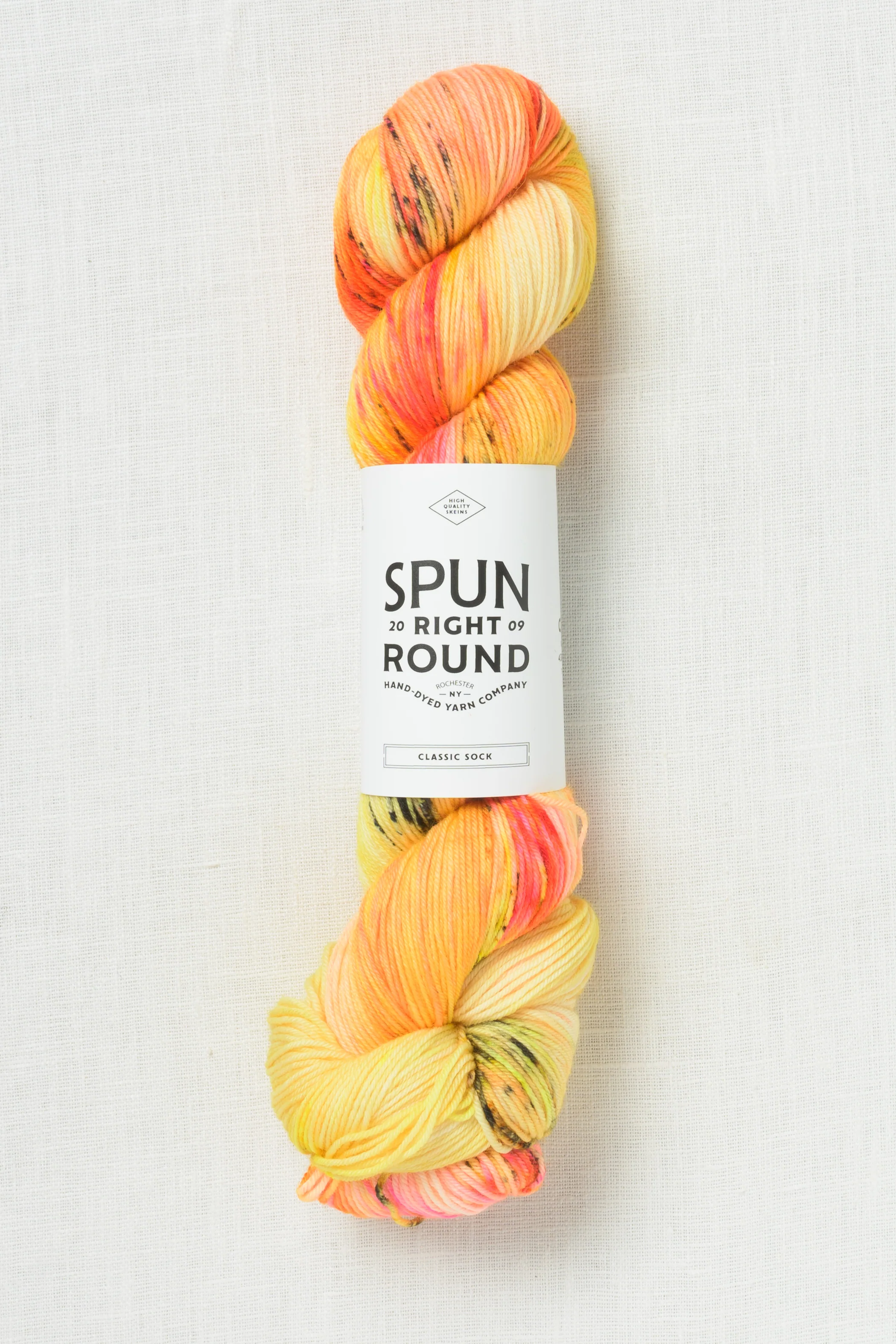 Spun Right Round Merino Aran Bright Idea