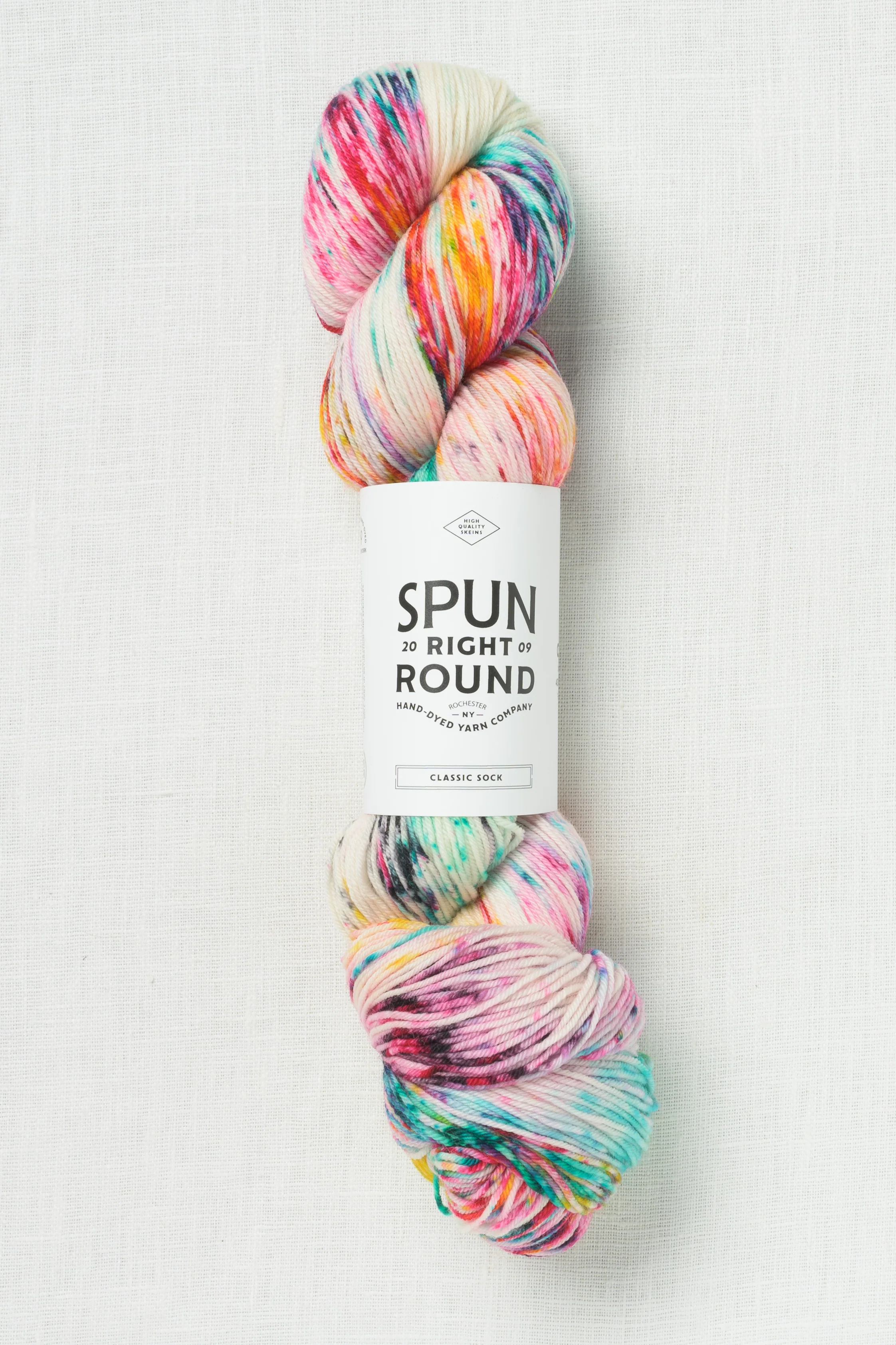 Spun Right Round Merino Aran Graffiti