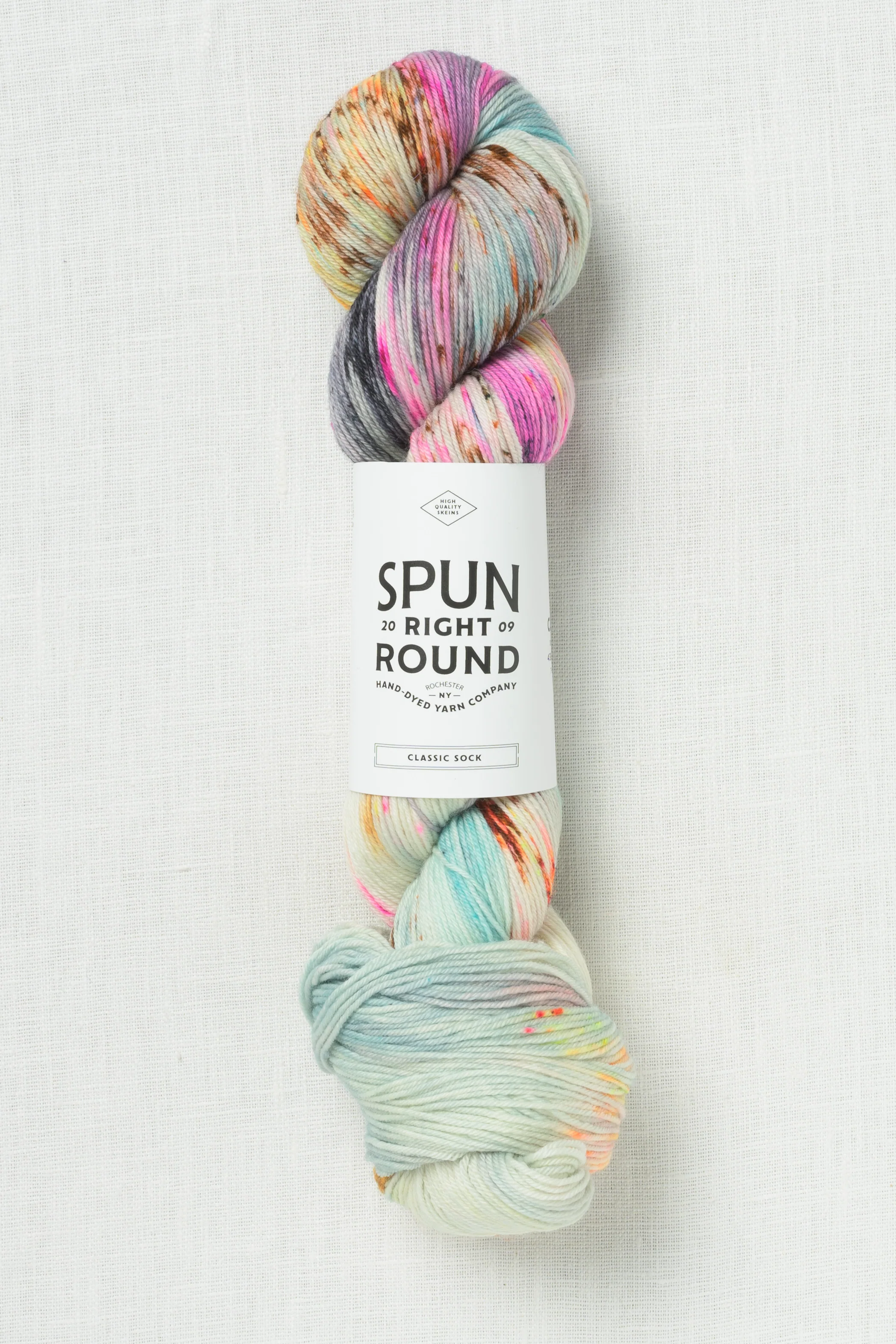 Spun Right Round Merino Aran Over The Moon