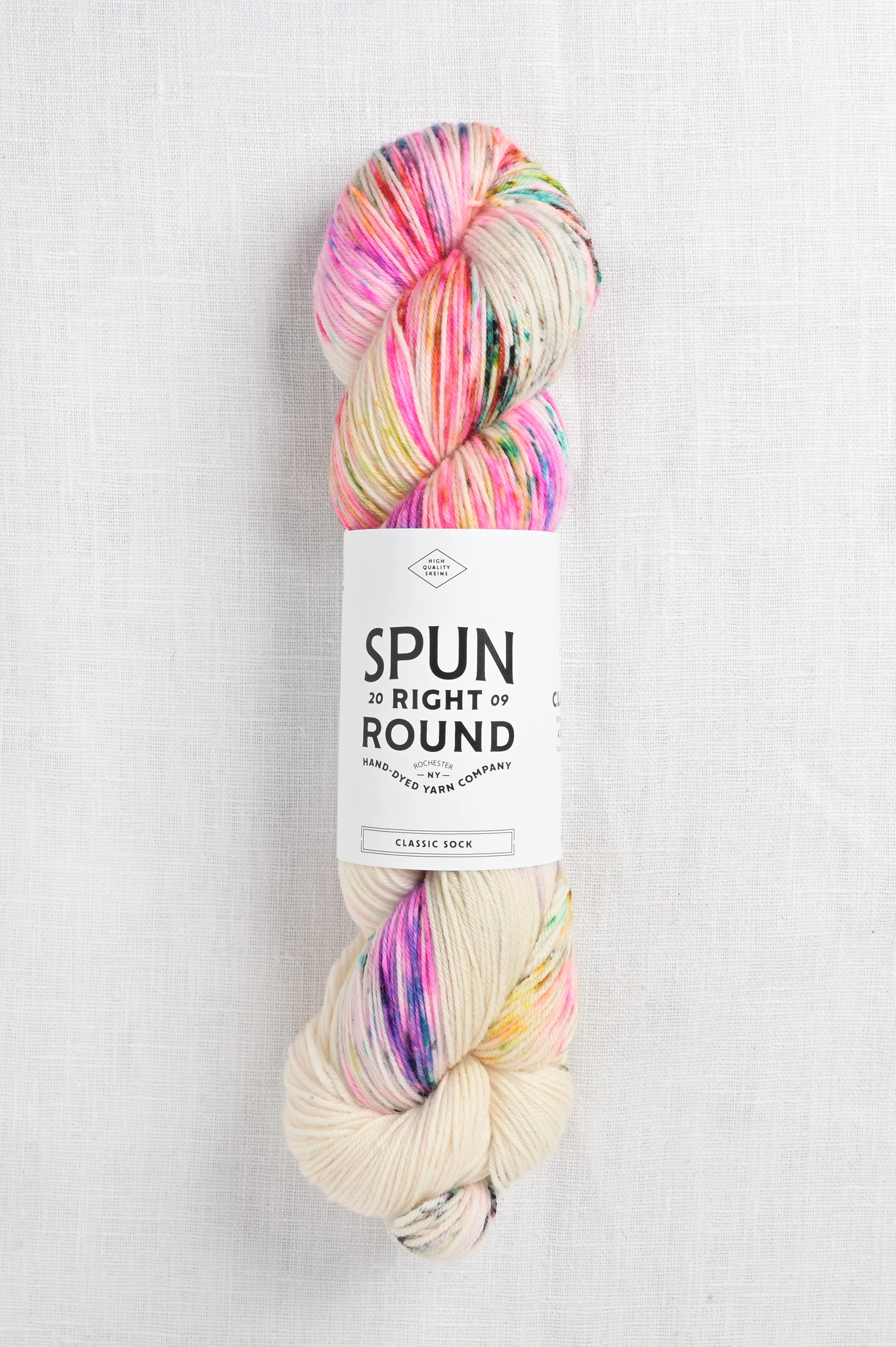 Spun Right Round Merino Aran Party Streamers