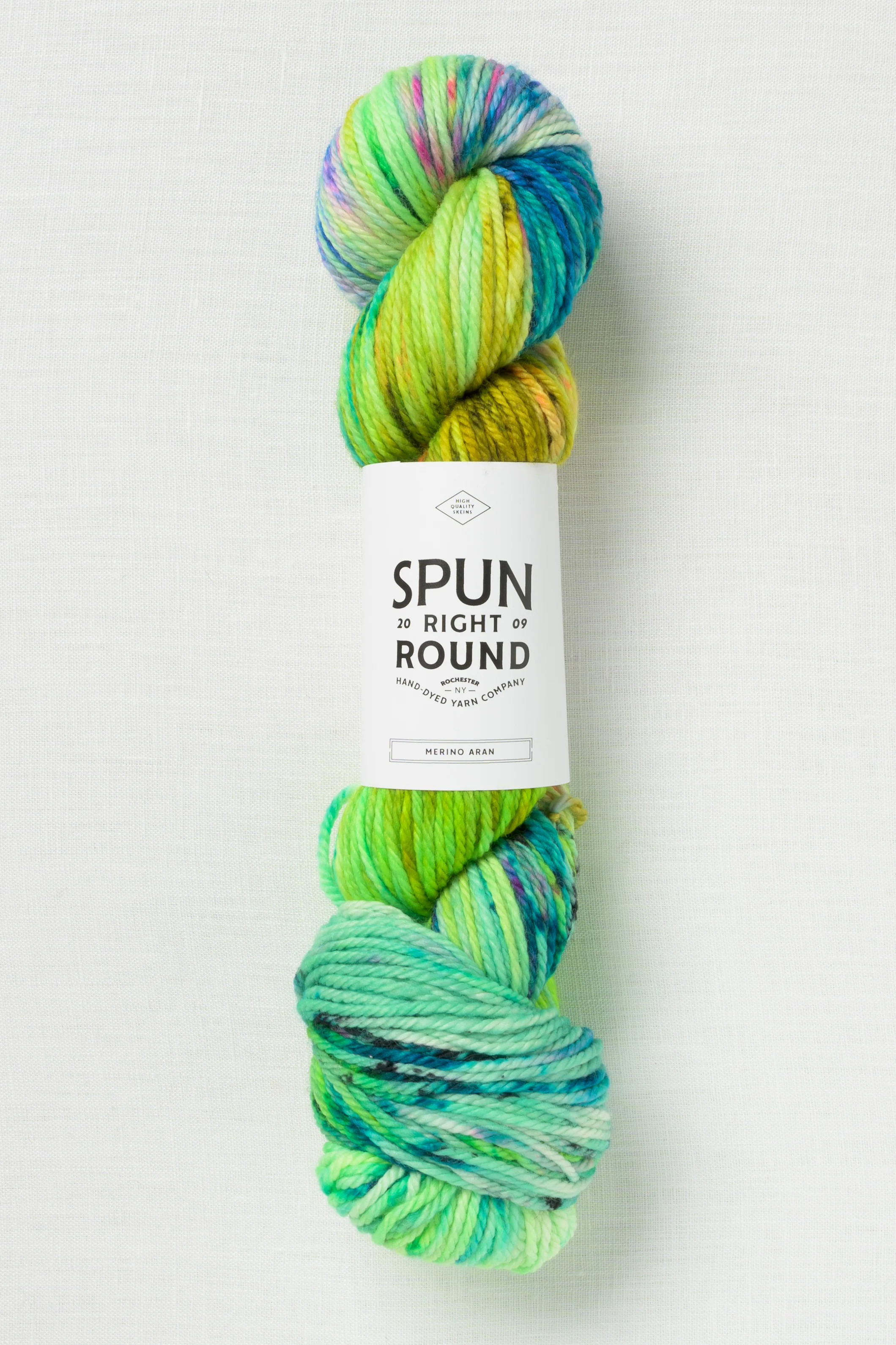 Spun Right Round Merino Aran Poison Dart