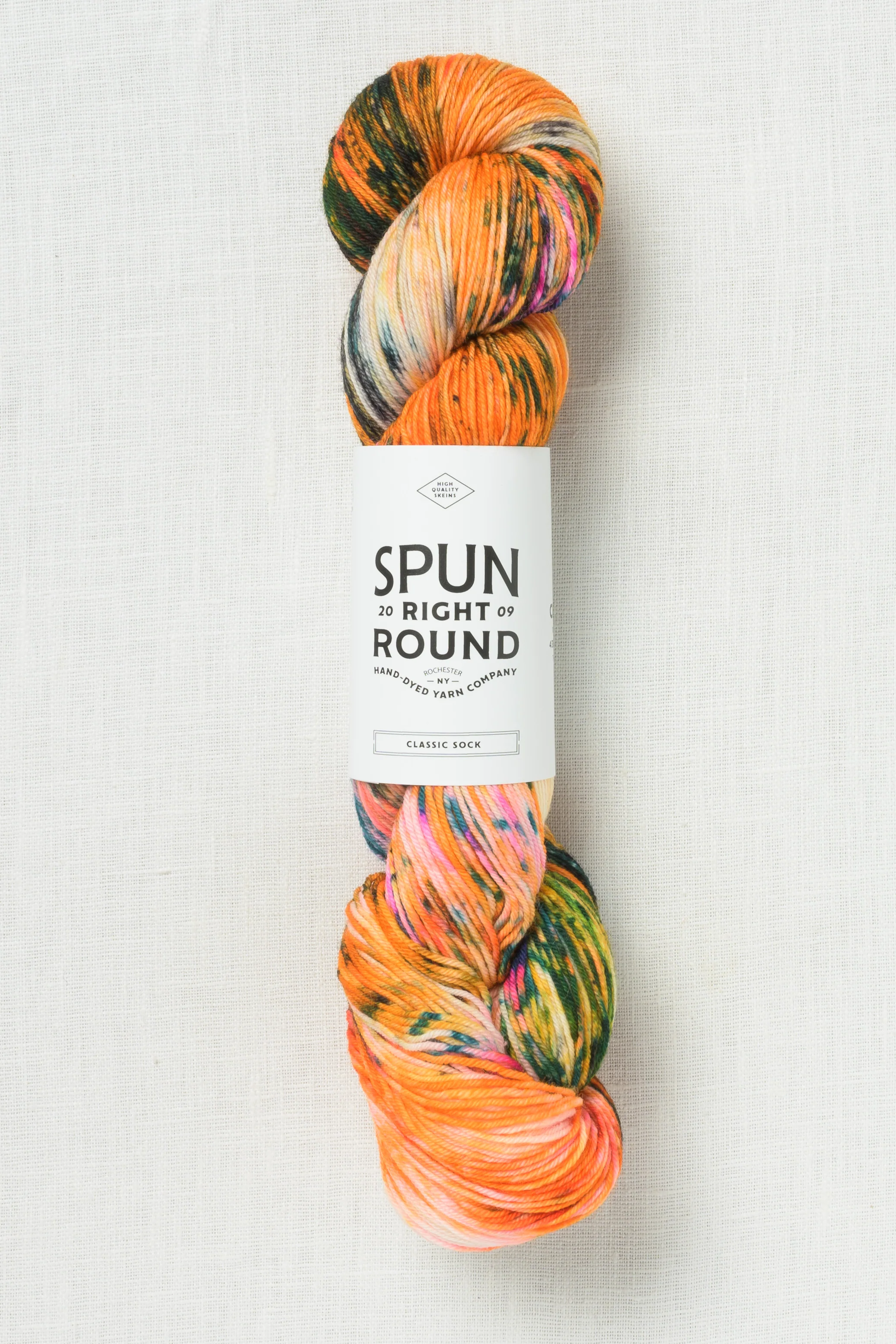 Spun Right Round Merino Aran Rock Lobster