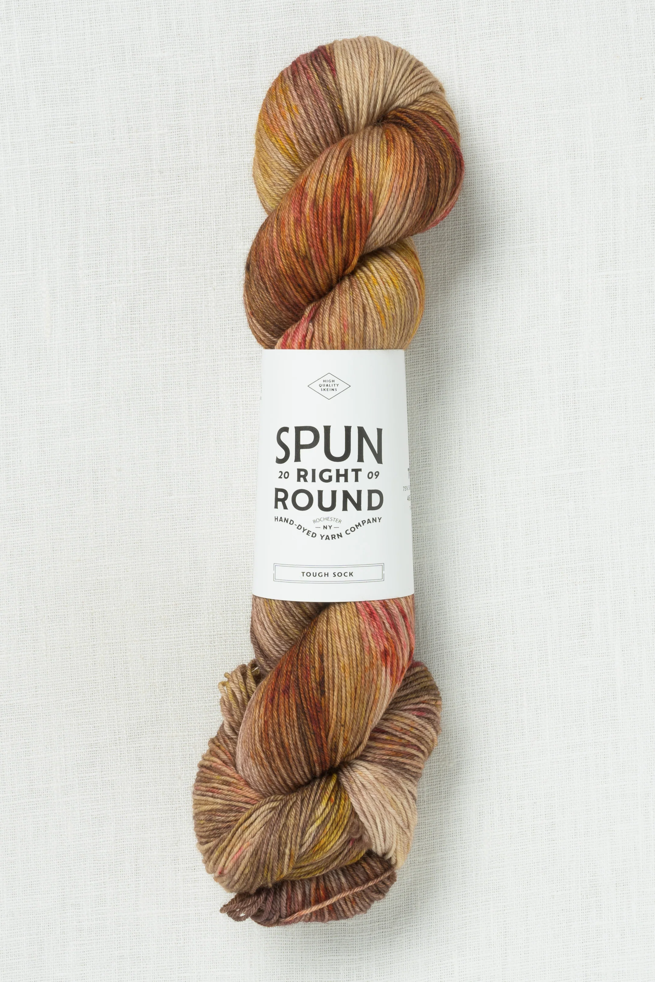 Spun Right Round Tough Sock Maple